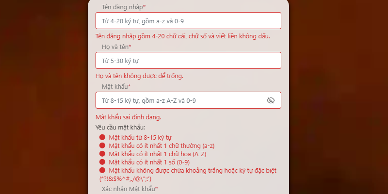 Đổi mật khẩu alo789